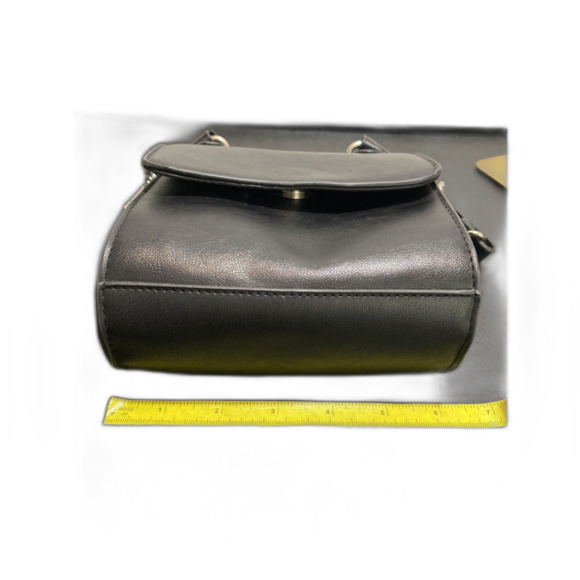 Madden NYC Black Mini Bag Purse with Long Adjustable Crossbody Strap - Picture 7 of 11